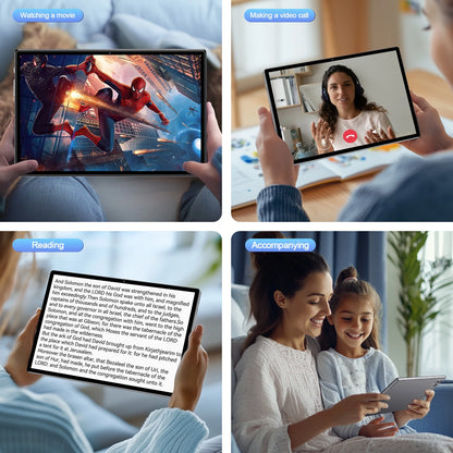 2025 Android 13 Tablet, 10.1 Inch Tablets 6GB+64GB +128GB Expand, 6000Mah Octa-Core Tablet Drop-Proof Case, 1280*800 HD IPS Display, GPS, 5G/2.4G Wifi,Dual 5MP+13MP Camera for Adults and Kids
