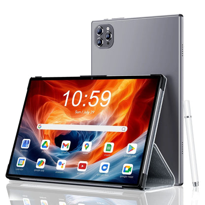 2025 Android 13 Tablet, 10.1 Inch Tablets 6GB+64GB +128GB Expand, 6000Mah Octa-Core Tablet Drop-Proof Case, 1280*800 HD IPS Display, GPS, 5G/2.4G Wifi,Dual 5MP+13MP Camera for Adults and Kids
